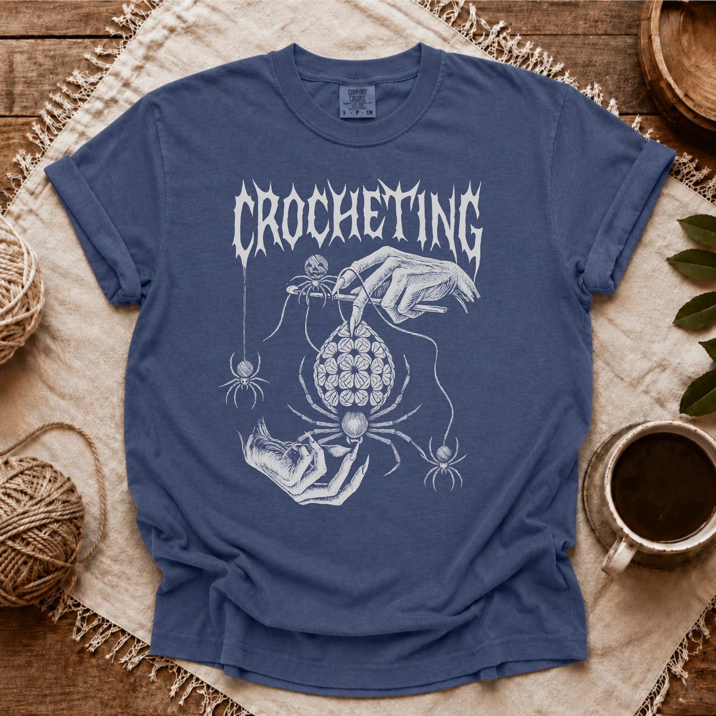 Comfort Colors Gothic Crocheter T-shirt