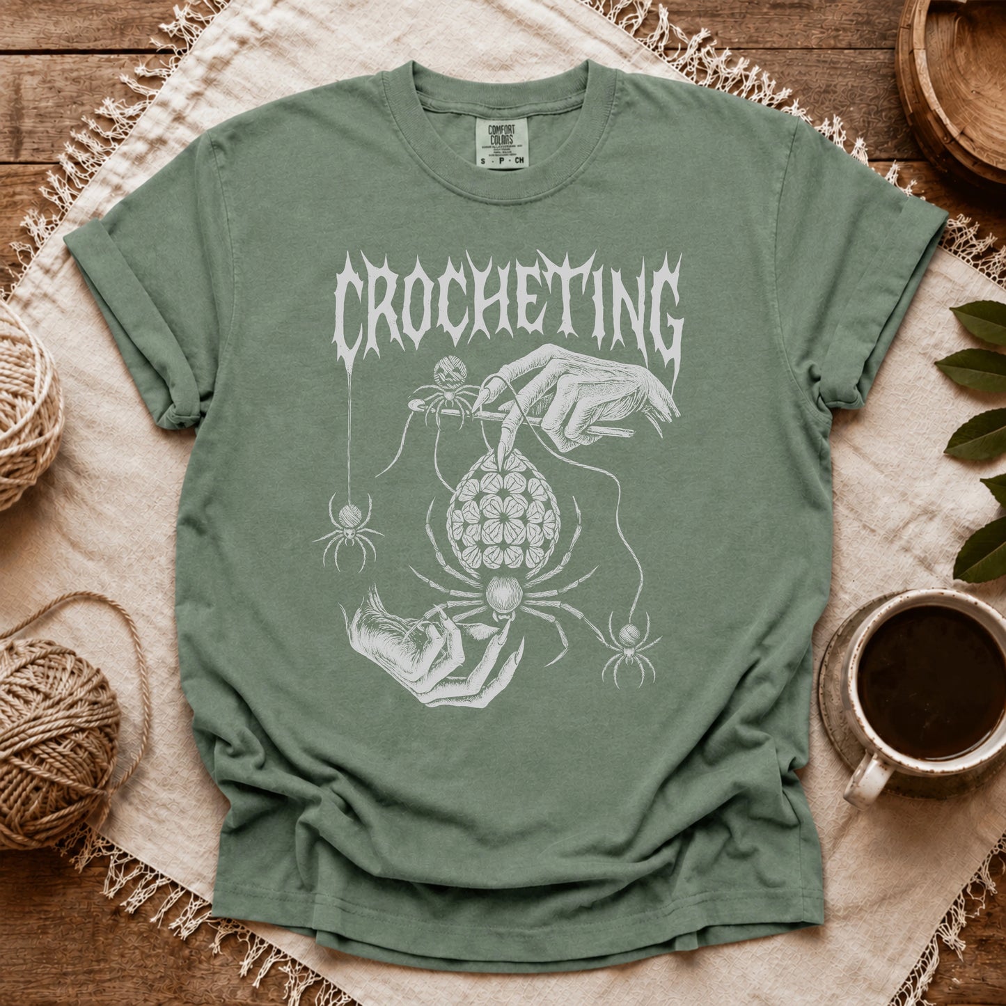 Comfort Colors Gothic Crocheter T-shirt