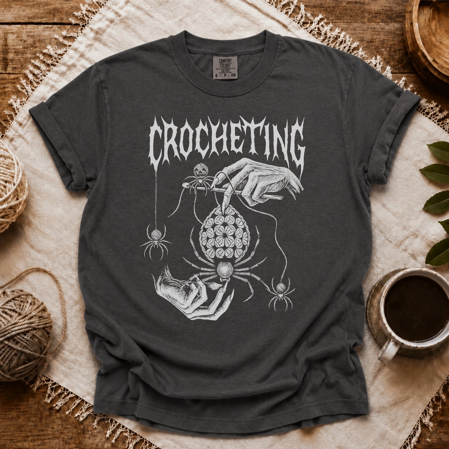 Comfort Colors Gothic Crocheter T-shirt