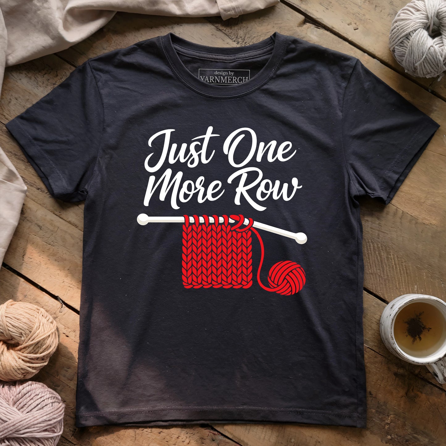 Just One More Row Knitting T-shirt