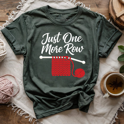 Just One More Row Knitting T-shirt