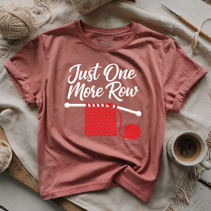 Just One More Row Knitting T-shirt