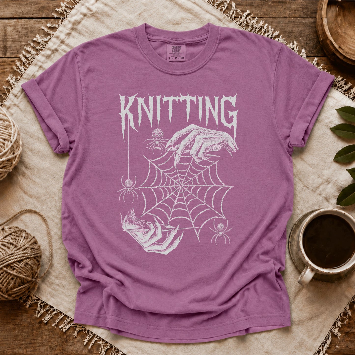 Comfort Colors Gothic Knitter T-shirt
