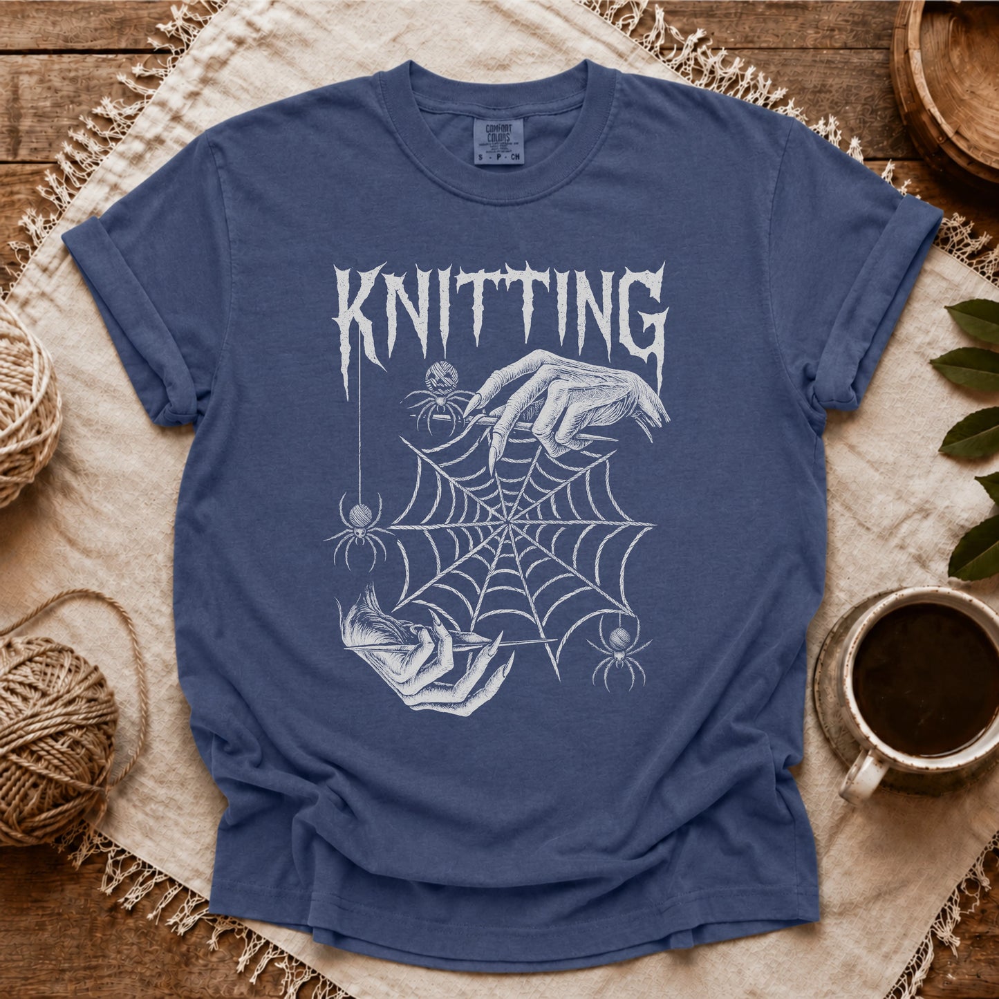 Comfort Colors Gothic Knitter T-shirt