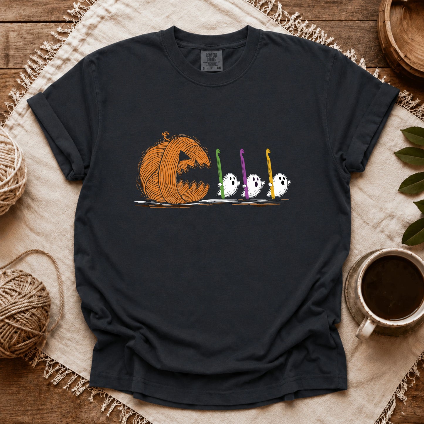 Comfort Colors Spooky Yarn Muncher T-shirt