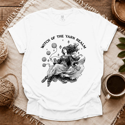Comfort Colors Witch Of The Yarn Realm T-shirt