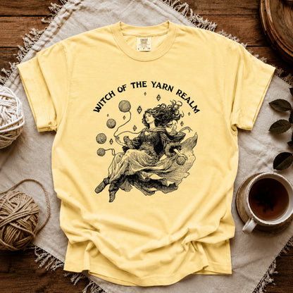 Comfort Colors Witch Of The Yarn Realm T-shirt