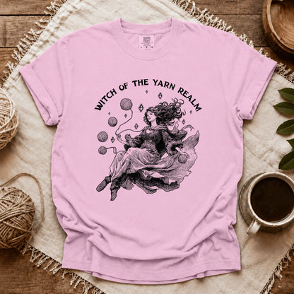 Comfort Colors Witch Of The Yarn Realm T-shirt