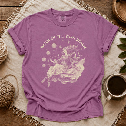 Comfort Colors Witch Of The Yarn Realm T-shirt