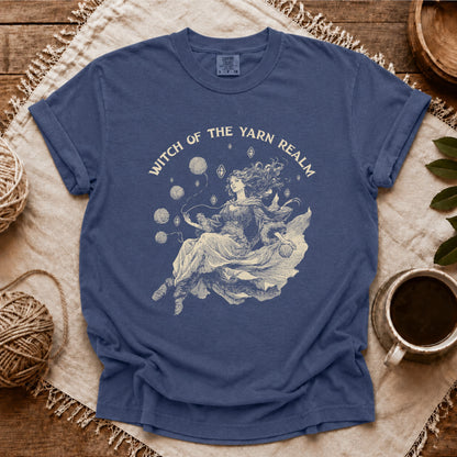 Comfort Colors Witch Of The Yarn Realm T-shirt
