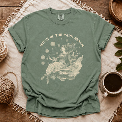Comfort Colors Witch Of The Yarn Realm T-shirt