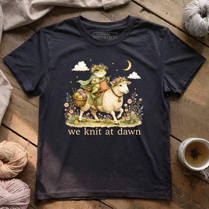 We Knit At Dawn T-shirt