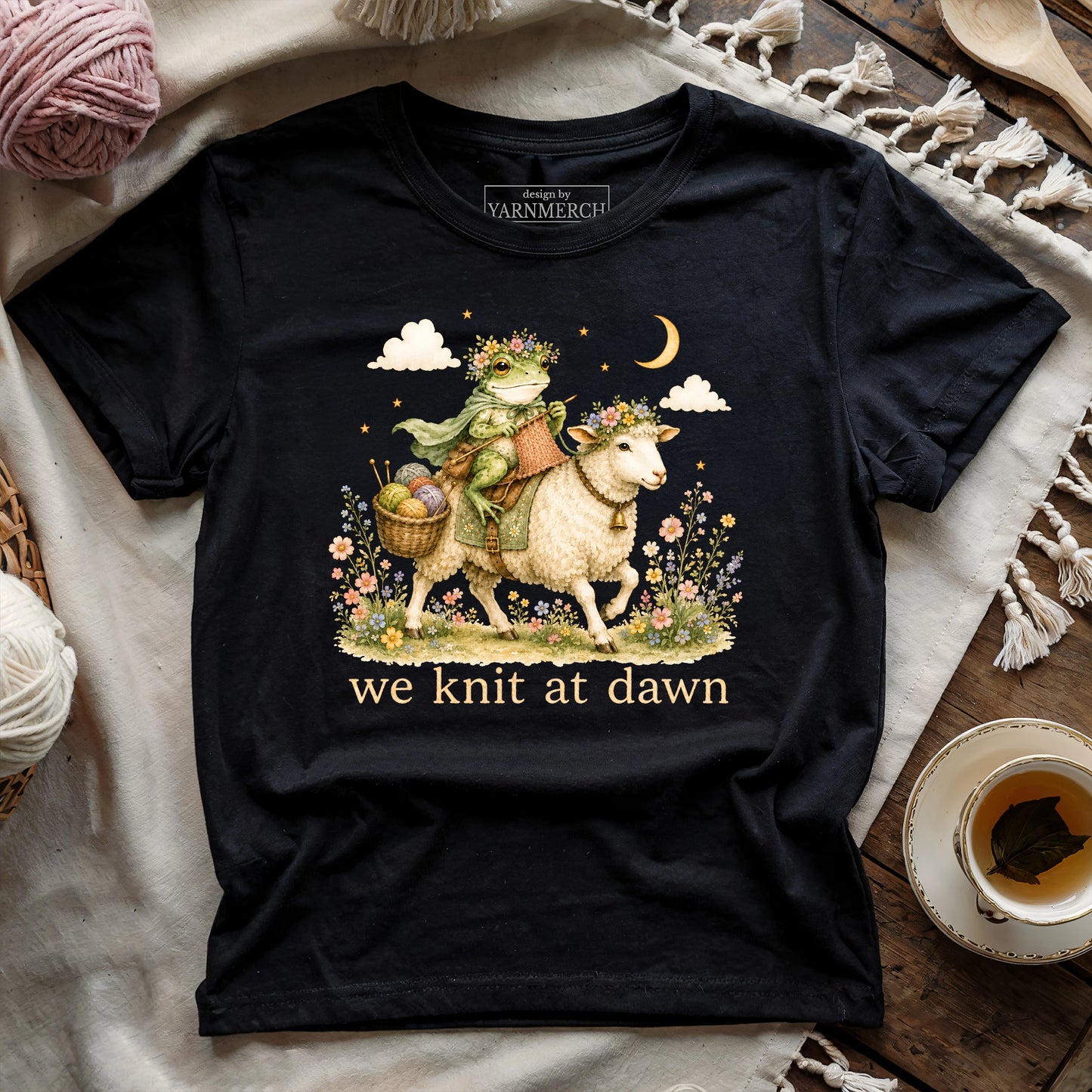We Knit At Dawn T-shirt