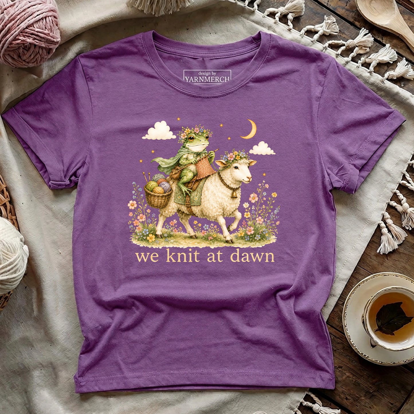We Knit At Dawn T-shirt