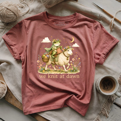 We Knit At Dawn T-shirt