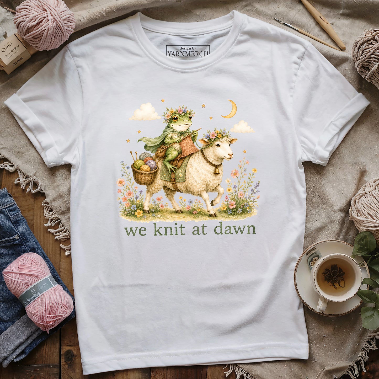 We Knit At Dawn T-shirt