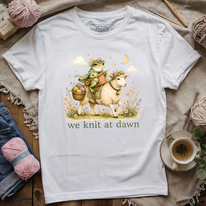 We Knit At Dawn T-shirt
