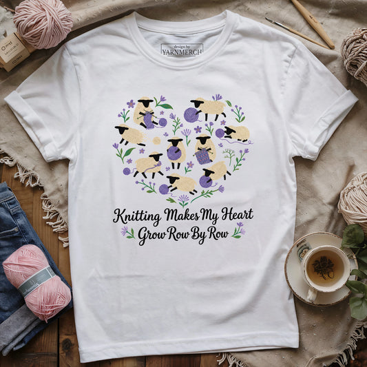 Heartfelt Knitting T-shirt