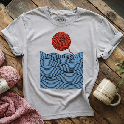 Yarnset by the Sea T-shirt