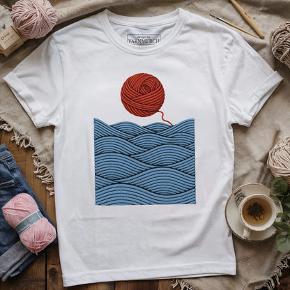 Yarnset by the Sea T-shirt