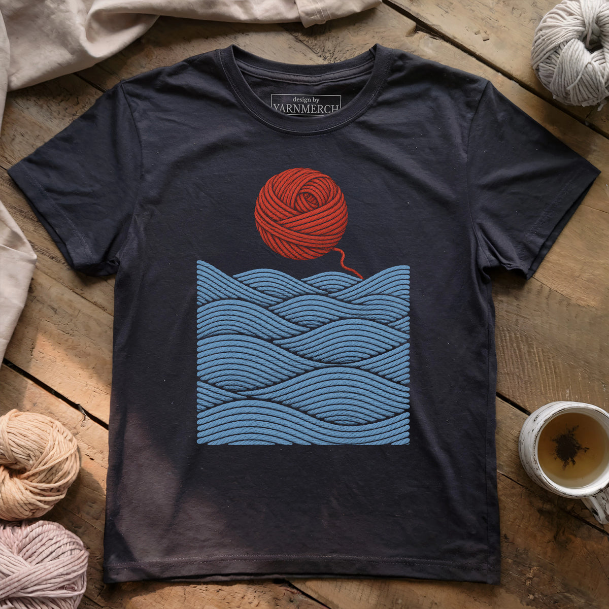Yarnset by the Sea T-shirt