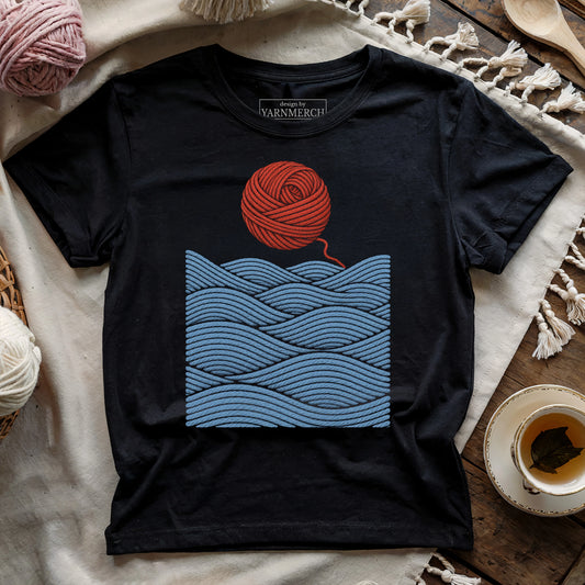 Yarnset by the Sea T-shirt
