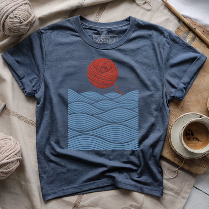 Yarnset by the Sea T-shirt