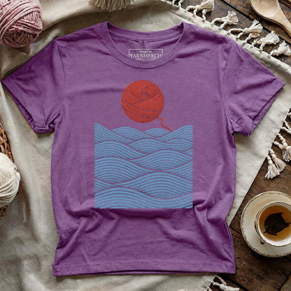 Yarnset by the Sea T-shirt