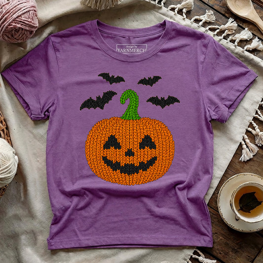 Knitted Jack O’ Lantern T-shirt