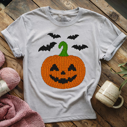 Knitted Jack O’ Lantern T-shirt