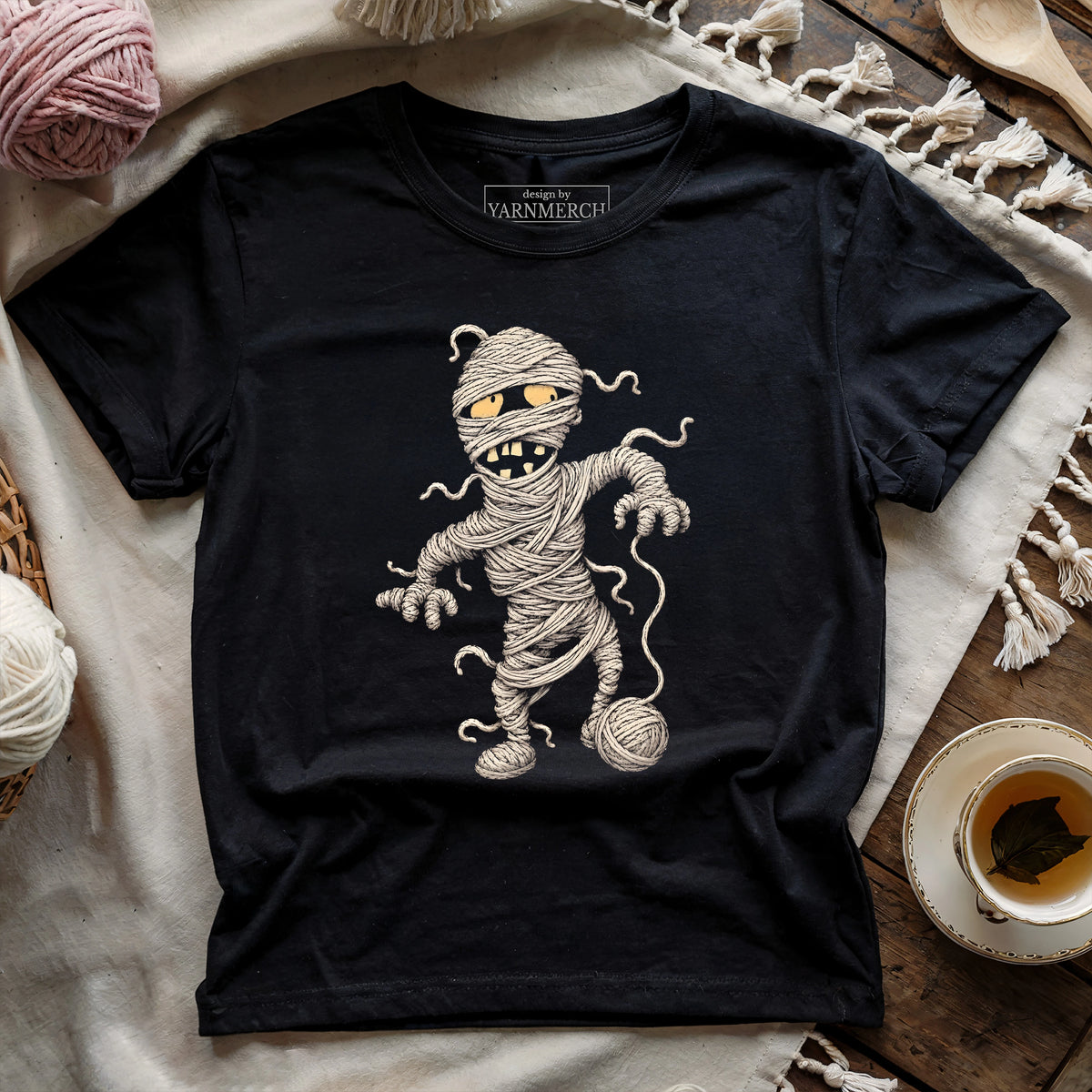 Yarn-Wrapped Mummy T-shirt