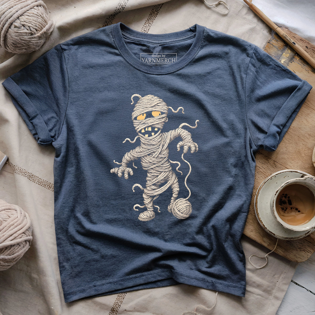 Yarn-Wrapped Mummy T-shirt