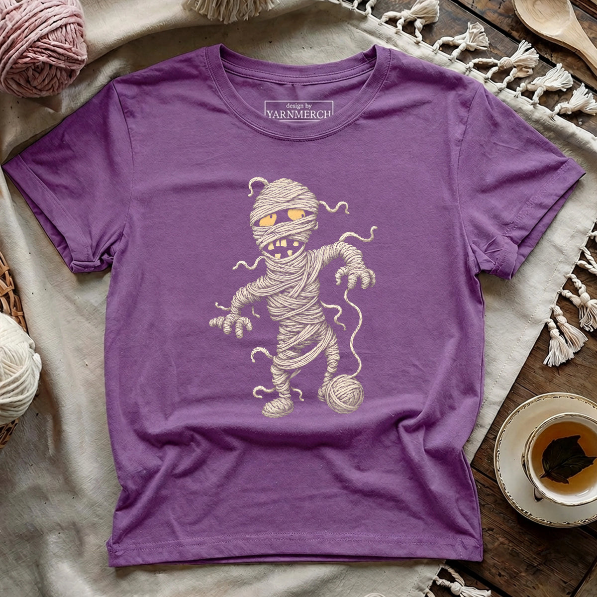 Yarn-Wrapped Mummy T-shirt
