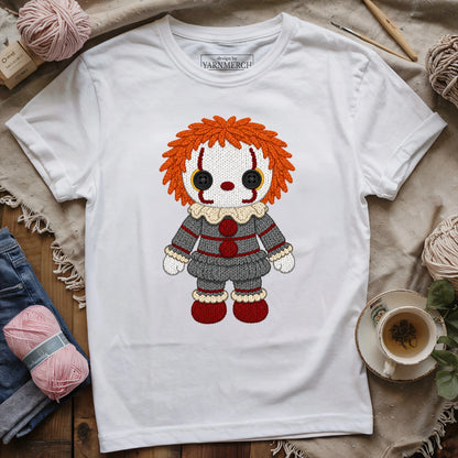 Knitted Horror Clown T-shirt