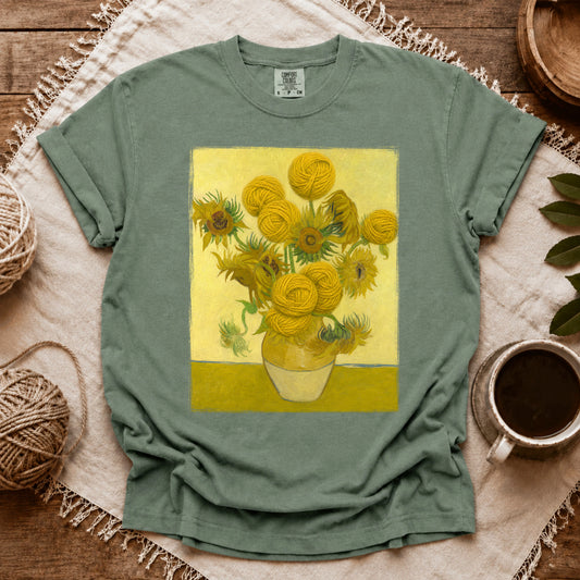 Comfort Colors Van Gogh’s Yarnflowers T-shirt