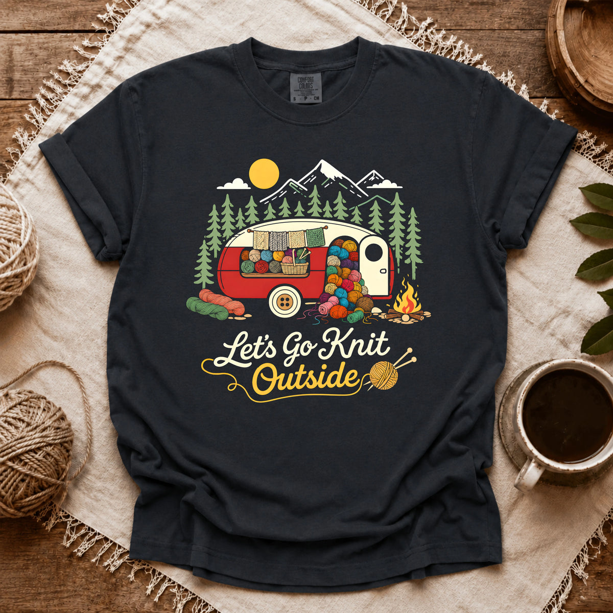 Comfort Colors Let's Go Knit Outside T-shirt