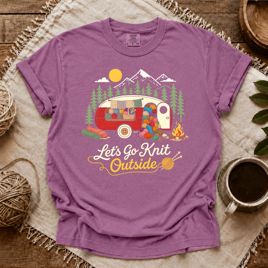 Comfort Colors Let's Go Knit Outside T-shirt