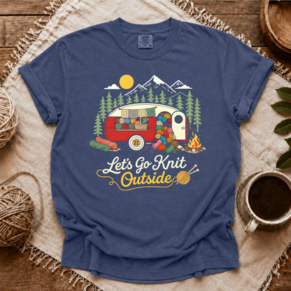 Comfort Colors Let's Go Knit Outside T-shirt