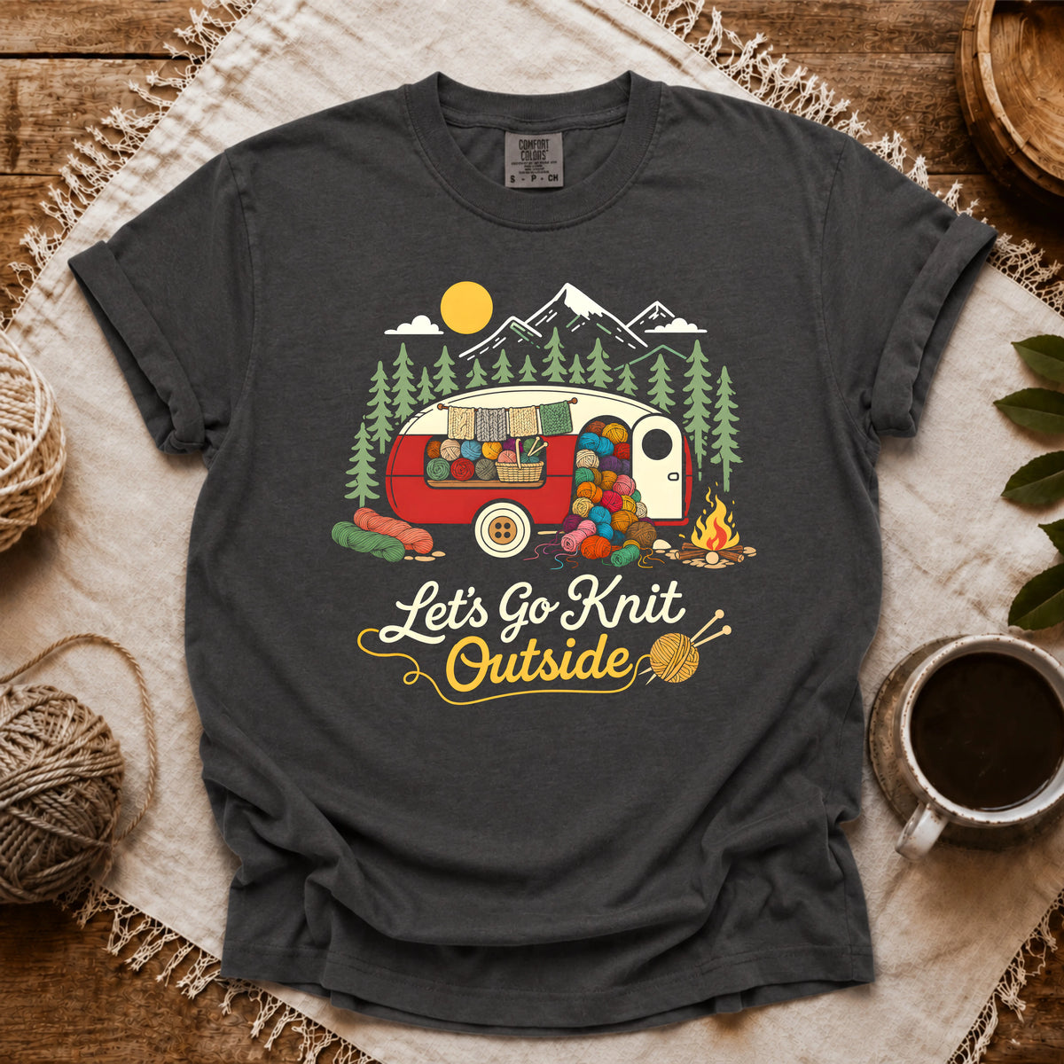 Comfort Colors Let's Go Knit Outside T-shirt