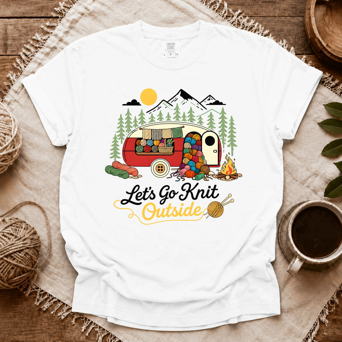 Comfort Colors Let's Go Knit Outside T-shirt