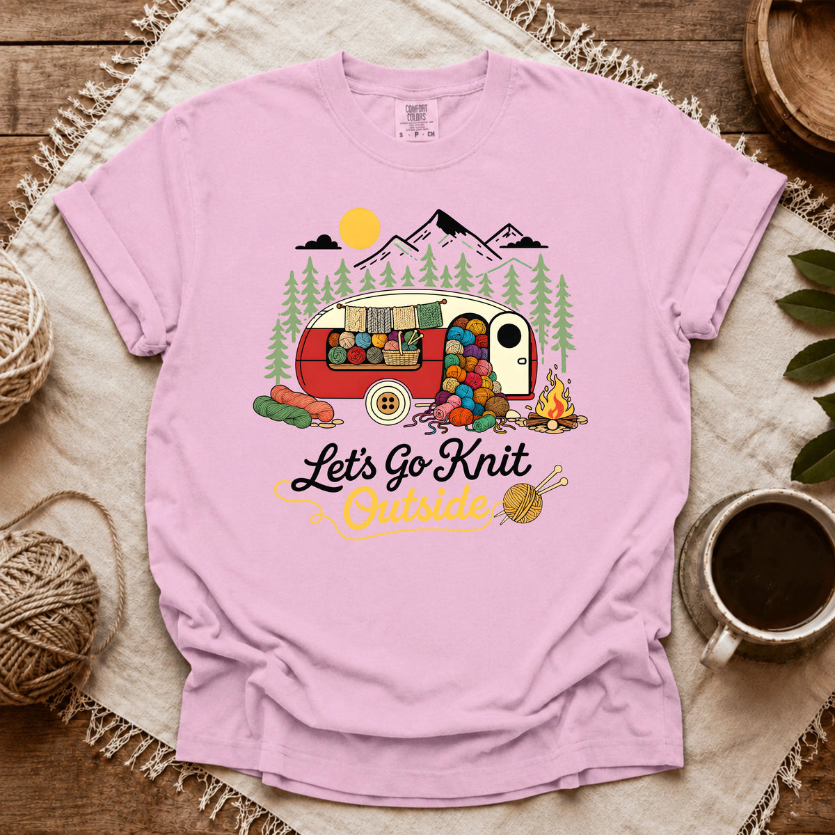 Comfort Colors Let's Go Knit Outside T-shirt