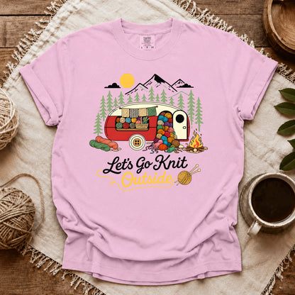 Comfort Colors Let's Go Knit Outside T-shirt