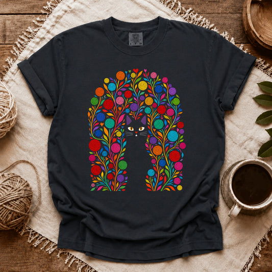 Comfort Colors Whiskers in the Yarn Garden T-shirt