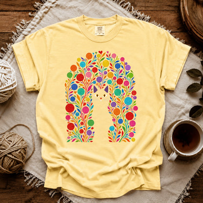 Comfort Colors Whiskers in the Yarn Garden T-shirt