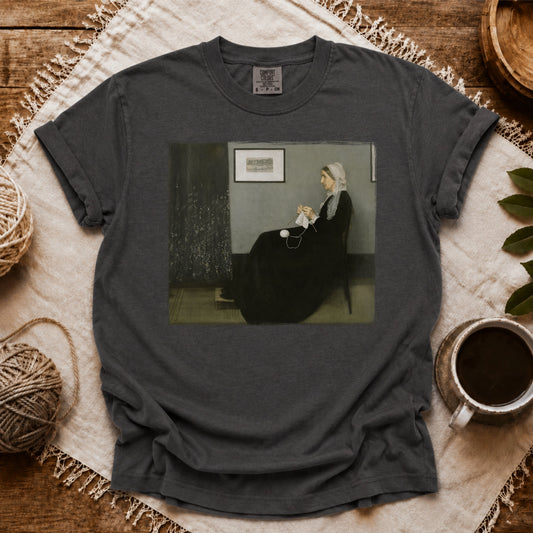 Comfort Colors Whistler’s Knitting Mother T-shirt