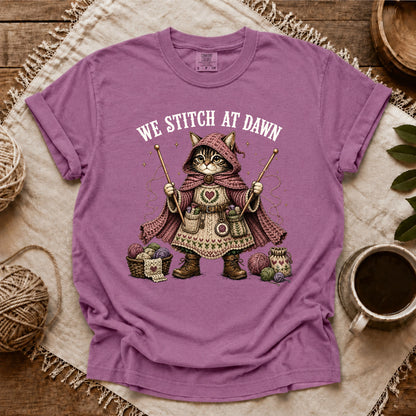 Comfort Colors We Stitch At Dawn T-shirt