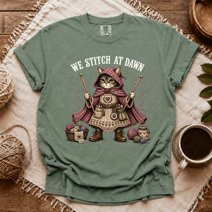 Comfort Colors We Stitch At Dawn T-shirt
