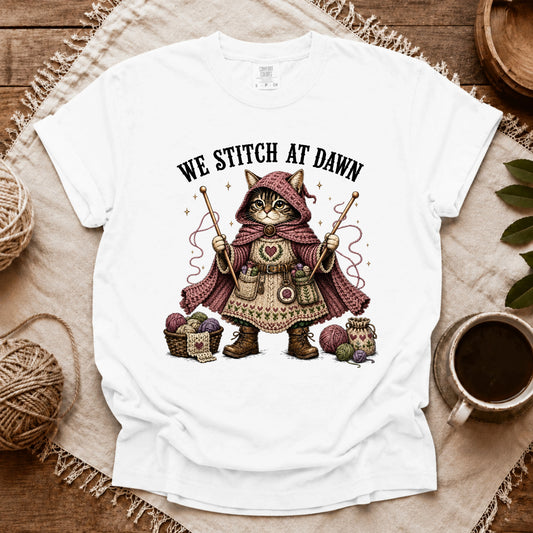 Comfort Colors We Stitch At Dawn T-shirt