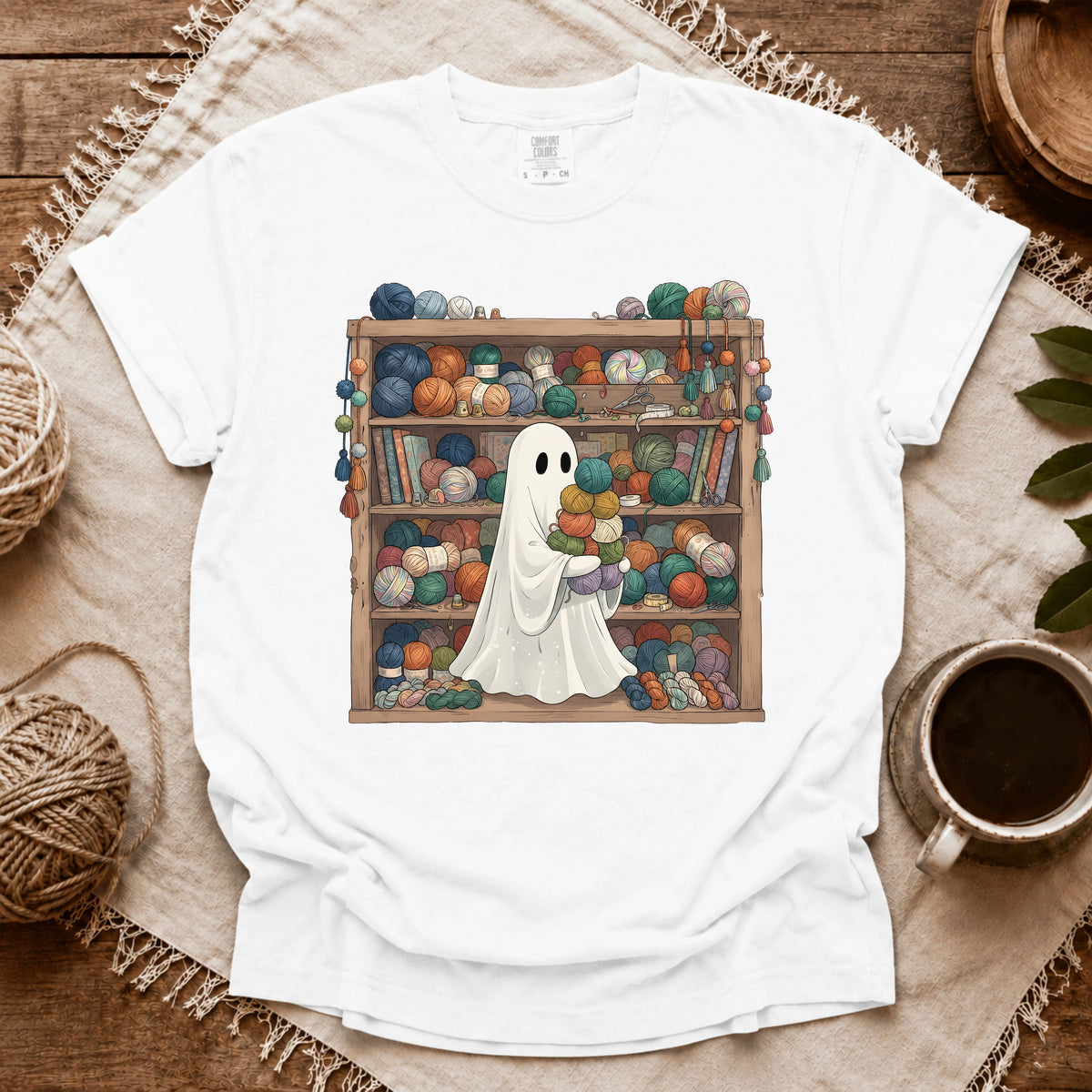 Comfort Colors Haunted Yarn Stash T-shirt