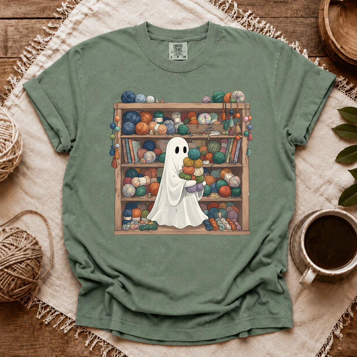 Comfort Colors Haunted Yarn Stash T-shirt